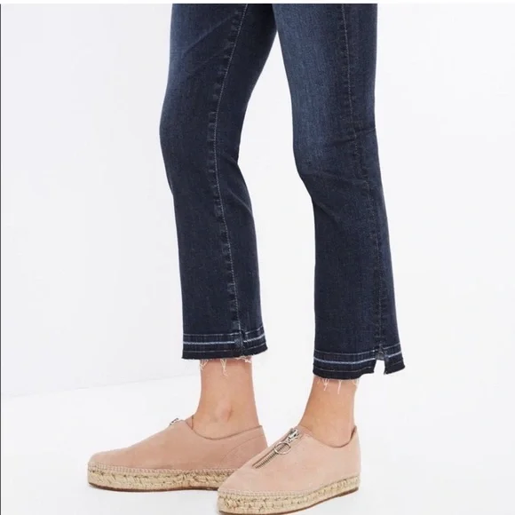 AG Jeans The Jodi Crop High Rise Slim Flare Crop Size 26 Adriano Goldschmied - Picture 2 of 7